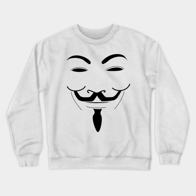 Anonymous Face Crewneck Sweatshirt by FattoAMano